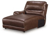 DeepWakes Power Reclining Sectional with Chaise - Vida Furniture (Laredo,TX)