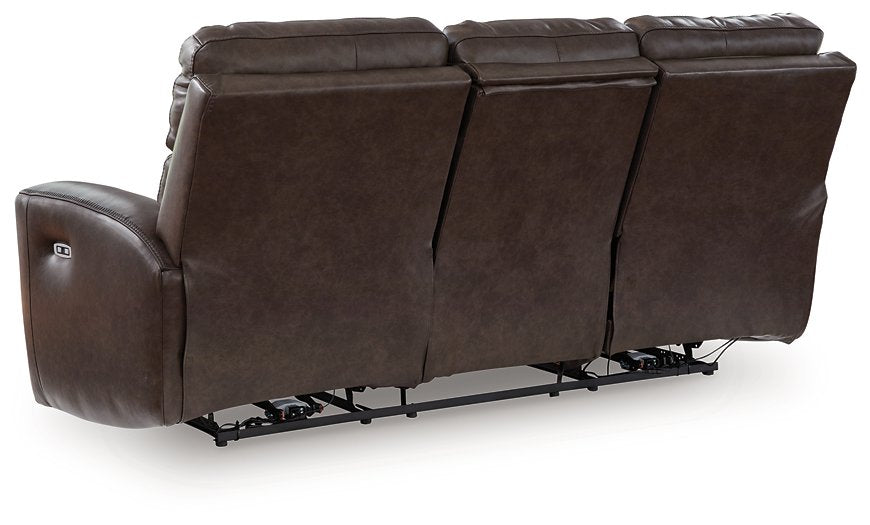 Crossplex Power Reclining Sofa - Vida Furniture (Laredo,TX)