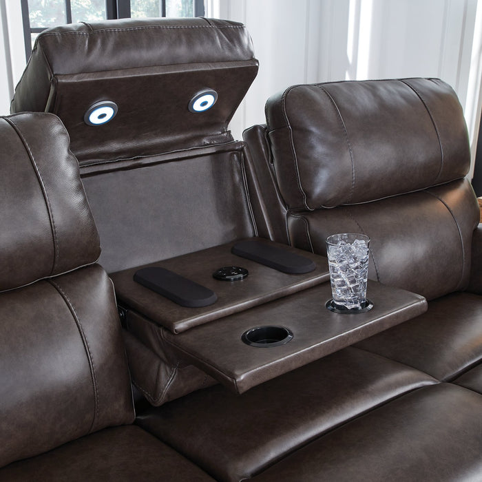 Crossplex Power Reclining Sofa - Vida Furniture (Laredo,TX)