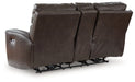 Crossplex Power Reclining Loveseat with Console - Vida Furniture (Laredo,TX)