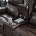 Crossplex Power Reclining Loveseat with Console - Vida Furniture (Laredo,TX)