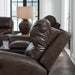 Crossplex Power Reclining Loveseat with Console - Vida Furniture (Laredo,TX)