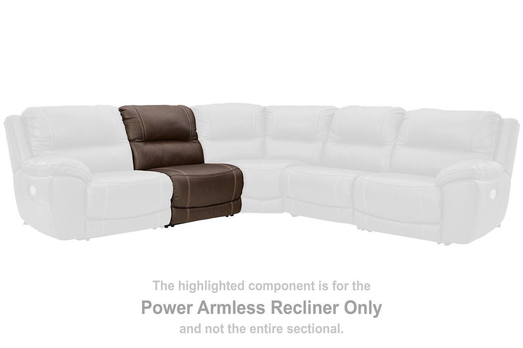 Dunleith Power Reclining Sectional - Vida Furniture (Laredo,TX)