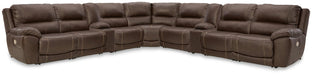 Dunleith Power Reclining Sectional - Vida Furniture (Laredo,TX)