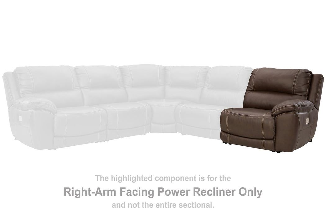 Dunleith Power Reclining Sectional - Vida Furniture (Laredo,TX)