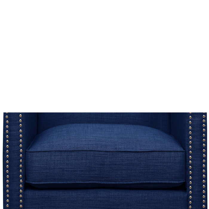 Erica 497 Chair W/Chrome Nails Heirloom Blue (ISTA 3) - Vida Furniture (Laredo,TX)