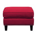 Erica 497 Ottoman W/Chrome Nail Heirloom Berry (ISTA 3) - Vida Furniture (Laredo,TX)