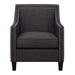 Erica 497 Chair W/Chrome Nails Heirloom Charcoal (ISTA 3) - Vida Furniture (Laredo,TX)
