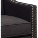 Erica 497 Chair W/Chrome Nails Heirloom Charcoal (ISTA 3) - Vida Furniture (Laredo,TX)