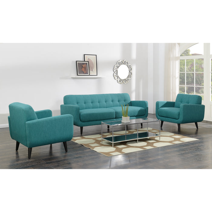 Hadley 4480 KD Chair Heirloom Teal - Vida Furniture (Laredo,TX)