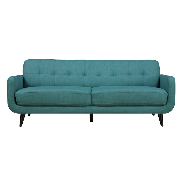 Hadley 4480 Sofa Heirloom Teal w/No Pillow - Vida Furniture (Laredo,TX)