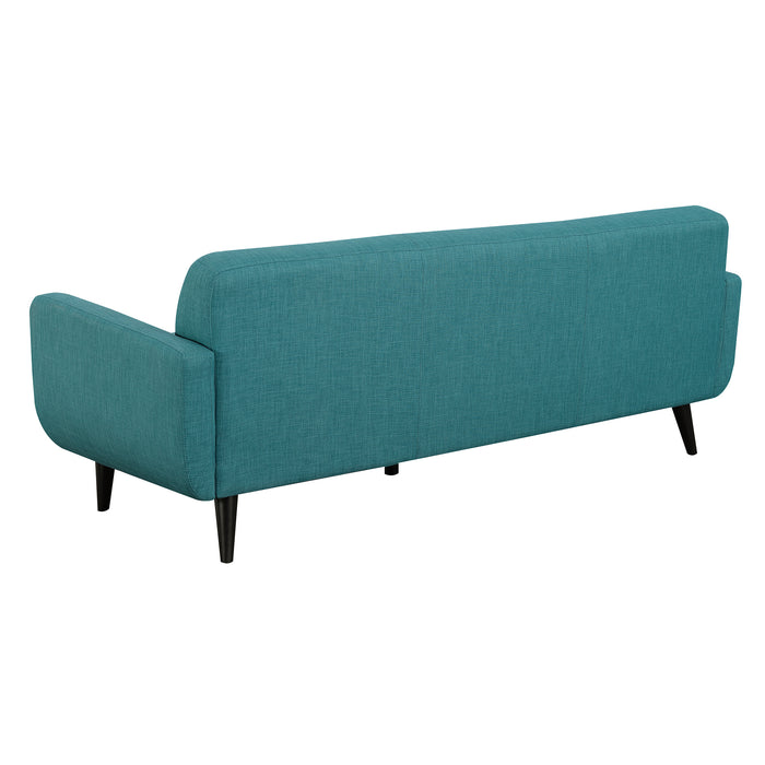 Hadley 4480 Sofa Heirloom Teal w/No Pillow - Vida Furniture (Laredo,TX)