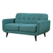 Hadley Sofa & Loveseat Set in Teal - Vida Furniture (Laredo,TX)