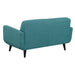 Hadley 4480 Love Seat Heirloom Teal w/No Pillow - Vida Furniture (Laredo,TX)