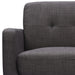 Hadley Sofa & Chair Set in Charcoal - Vida Furniture (Laredo,TX)