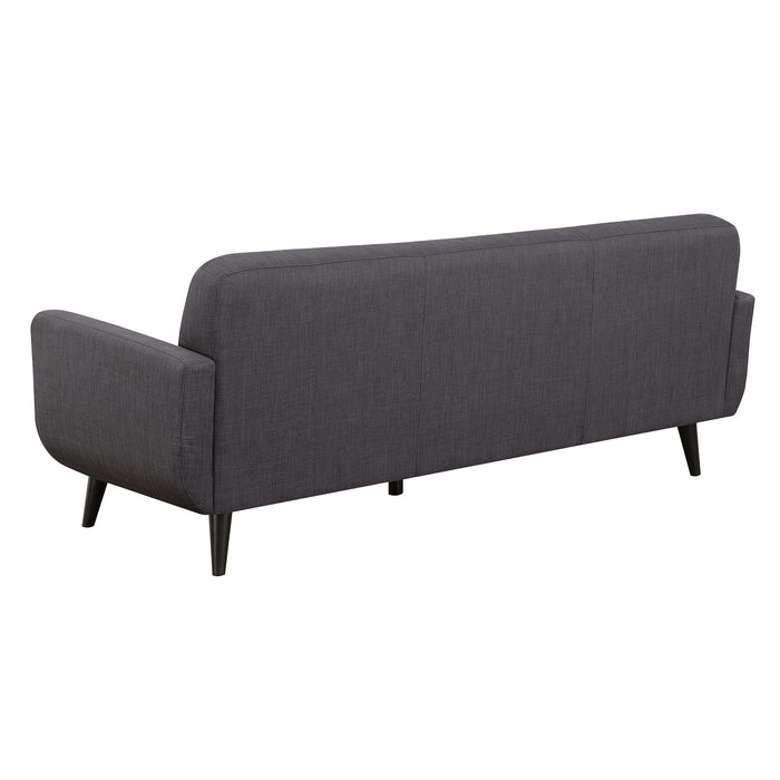 Hadley 4480 KD Sofa Heirloom Charcoal w/No Pillows - Vida Furniture (Laredo,TX)