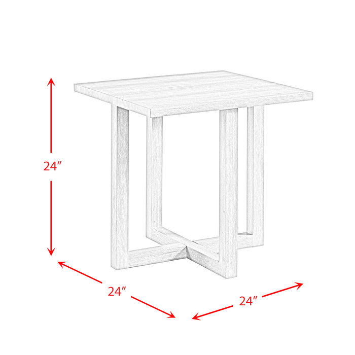 Uster End Table Grey - Vida Furniture (Laredo,TX)