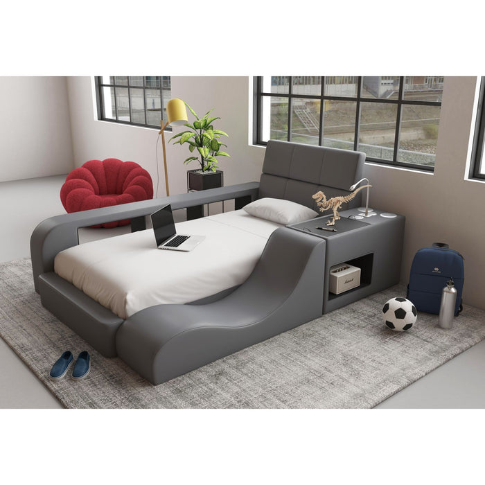 Valari Transformer Bed with Electronic Features - Vida Furniture (Laredo,TX)