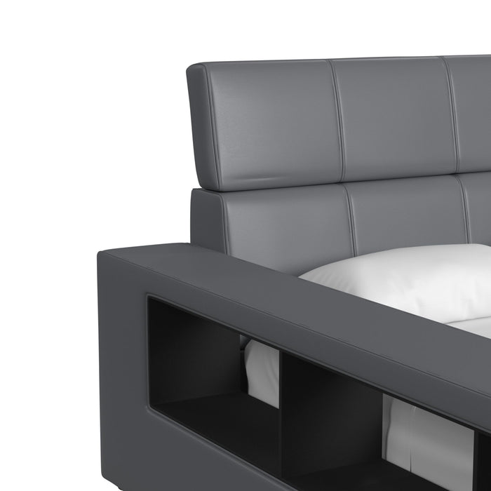 Valari Transformer Bed with Electronic Features - Vida Furniture (Laredo,TX)