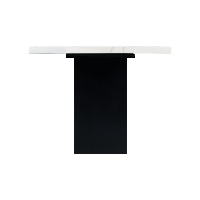 Valentino White Counter Height Dining Table - Vida Furniture (Laredo,TX)
