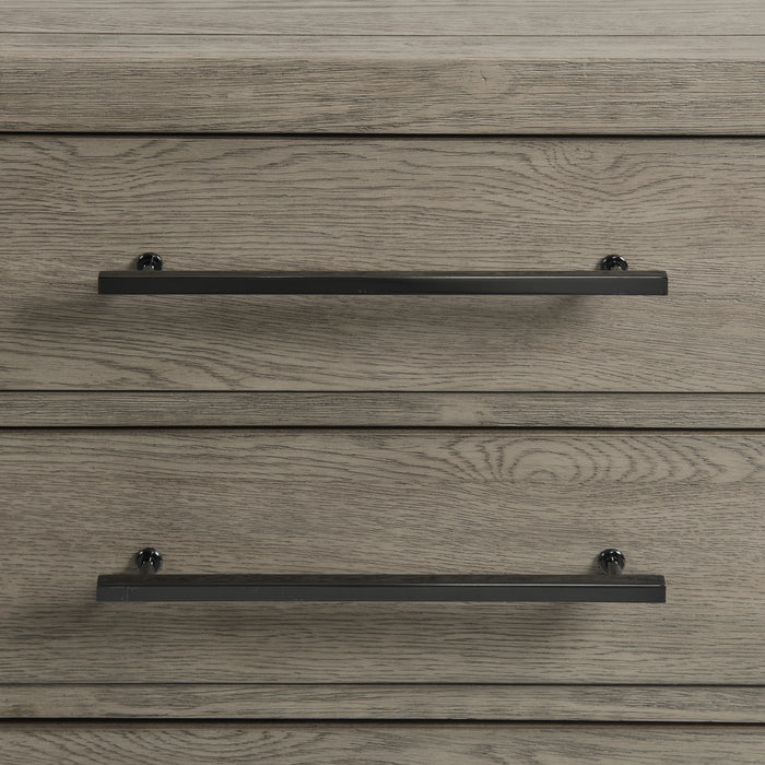 Versailles Contemporary 3-Drawer Nightstand - Vida Furniture (Laredo,TX)