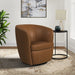Vito Swivel Chair in Pebble Tan - Vida Furniture (Laredo,TX)