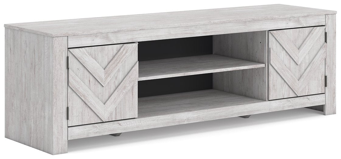 Cayboni 71" TV Stand with Electric Fireplace - Vida Furniture (Laredo,TX)