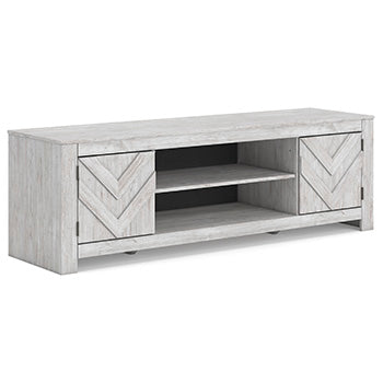 Cayboni 71" TV Stand with Electric Fireplace - Vida Furniture (Laredo,TX)
