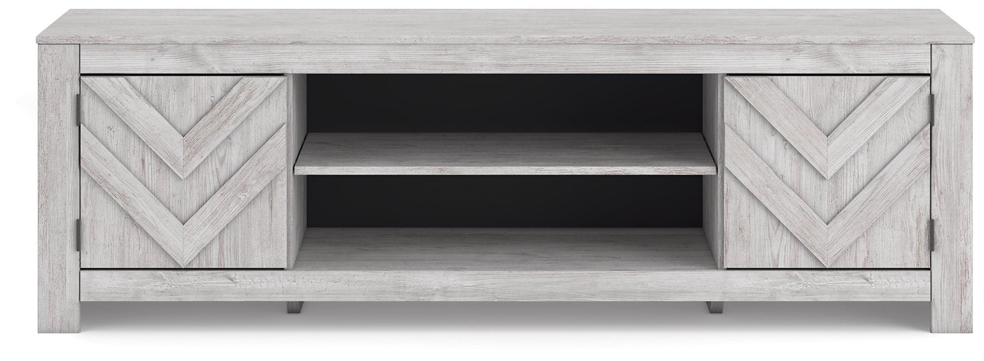 Cayboni 71" TV Stand with Electric Fireplace - Vida Furniture (Laredo,TX)