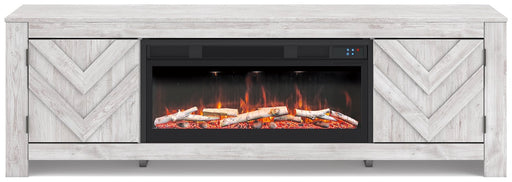 Cayboni 71" TV Stand with Electric Fireplace - Vida Furniture (Laredo,TX)