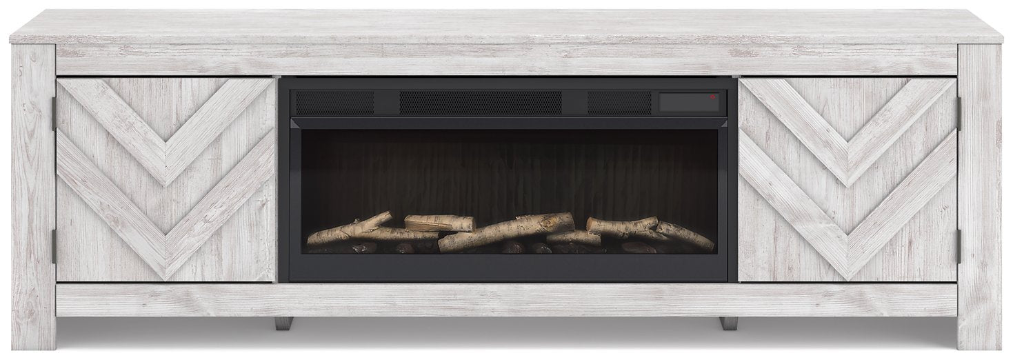 Cayboni 71" TV Stand with Electric Fireplace - Vida Furniture (Laredo,TX)