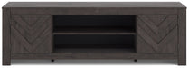 Cayboni 71" TV Stand with Electric Fireplace - Vida Furniture (Laredo,TX)
