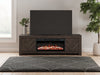Cayboni 71" TV Stand with Electric Fireplace - Vida Furniture (Laredo,TX)