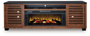 Kallari 84" TV Stand with Electric Fireplace - Vida Furniture (Laredo,TX)
