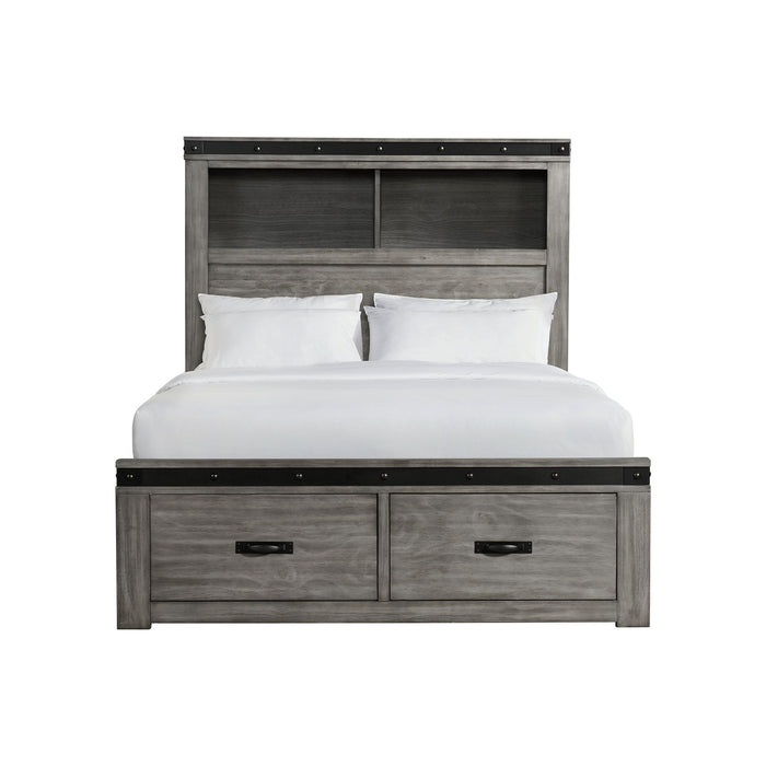 Wade Youth Platform Storage Bed - Vida Furniture (Laredo,TX)