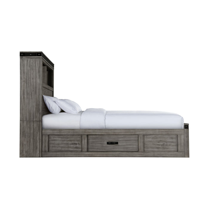 Wade Youth Platform Storage Bed - Vida Furniture (Laredo,TX)