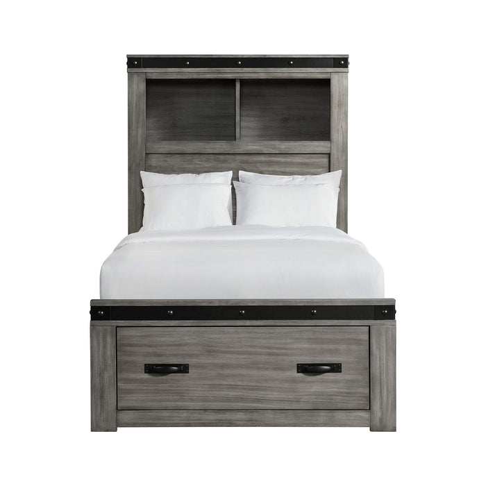 Wade Youth Platform Storage Bed - Vida Furniture (Laredo,TX)
