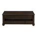 Wagner Rectangular Lift-Top Coffee Table w/ Casters in Cherry - Vida Furniture (Laredo,TX)