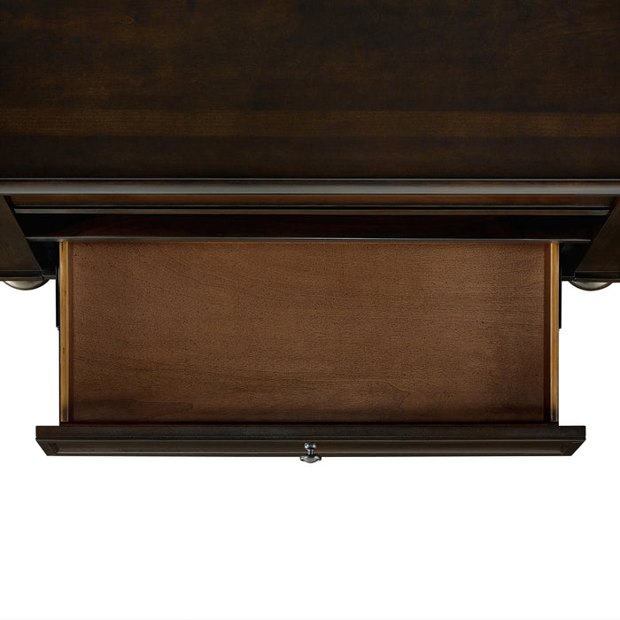 Wagner 3PC Occasional Table Set in Cherry-Square Lift-Top Coffee Table & Two End Table - Vida Furniture (Laredo,TX)