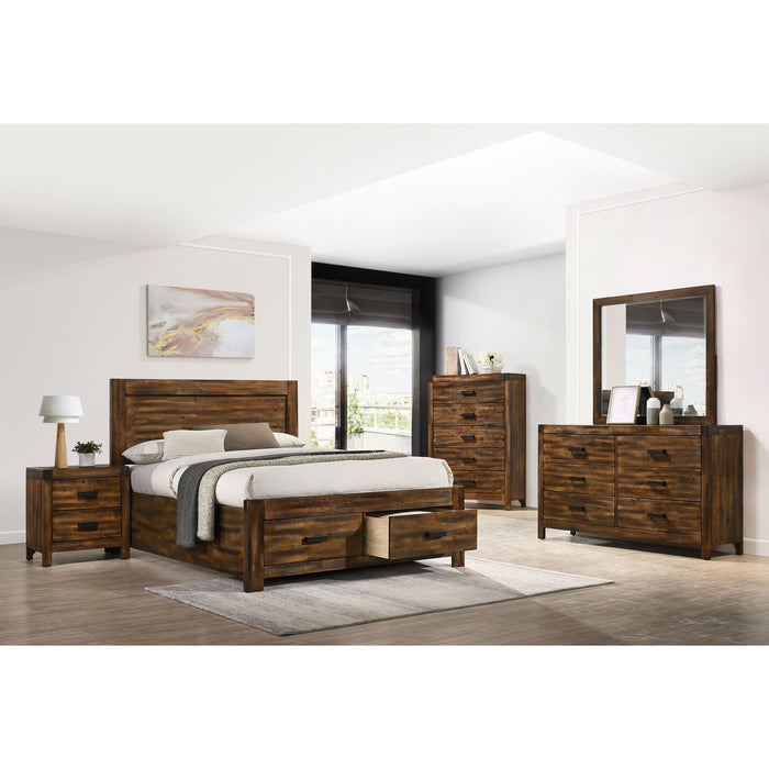 Warner Platform Storage Bedroom Set - Vida Furniture (Laredo,TX)