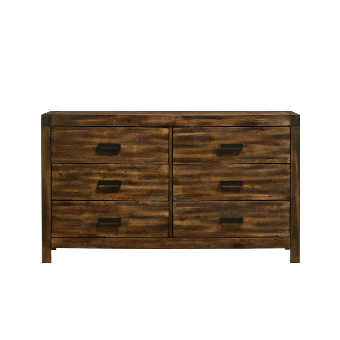 Warner Dresser Chestnut - Vida Furniture (Laredo,TX)
