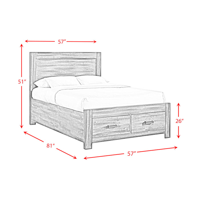 Warner Platform Storage Bedroom Set - Vida Furniture (Laredo,TX)