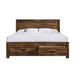 Warner Platform Storage Bed - Vida Furniture (Laredo,TX)