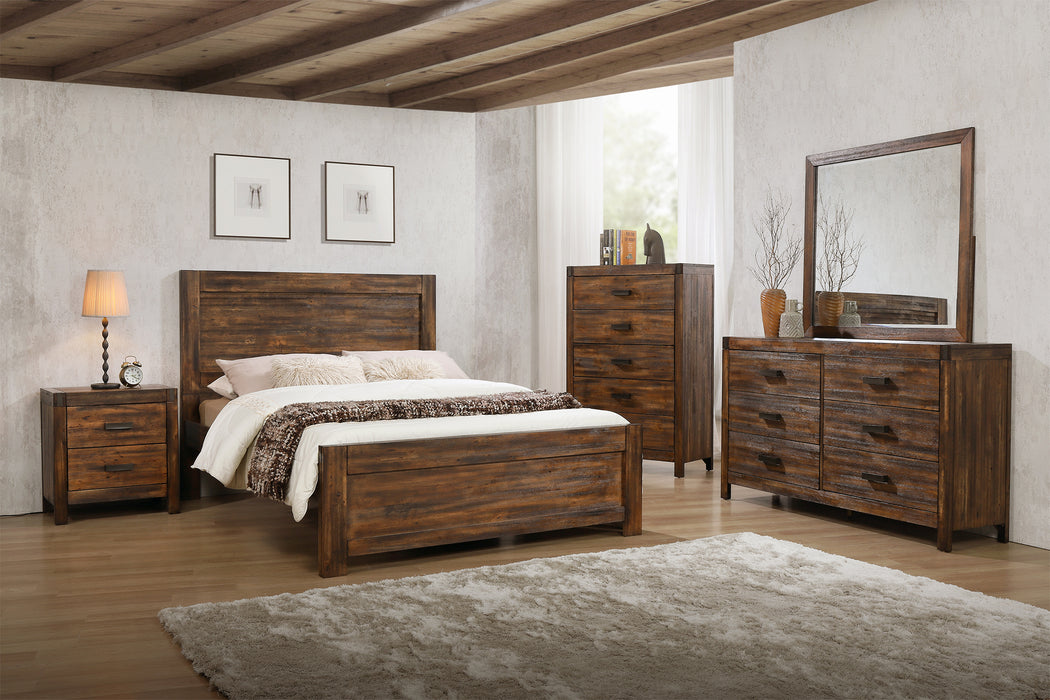 Warner Platform Storage Bed - Vida Furniture (Laredo,TX)
