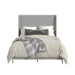 Westland UPH Bed with Grey Fabric - Vida Furniture (Laredo,TX)
