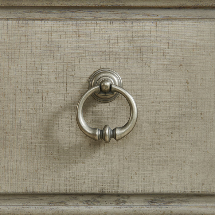 Whit-Ash 5-Drawer Chest in Light Grey - Vida Furniture (Laredo,TX)