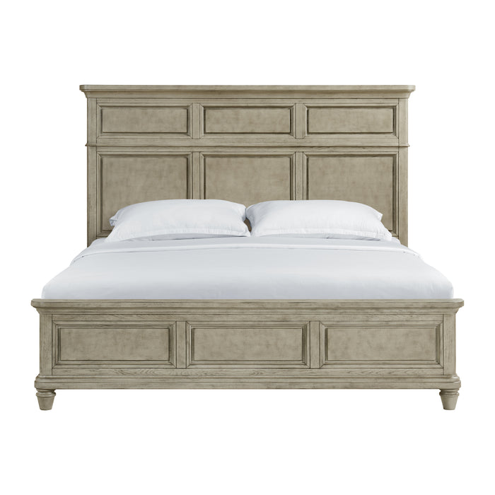 Whit-Ash Panel Bed - Vida Furniture (Laredo,TX)