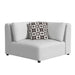 Zandara 7PC Modular Set in Olefin Beige with Pillows - Vida Furniture (Laredo,TX)