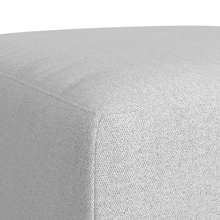 Zandara 5PC Modular Set in Olefin Beige with Ottoman - Vida Furniture (Laredo,TX)