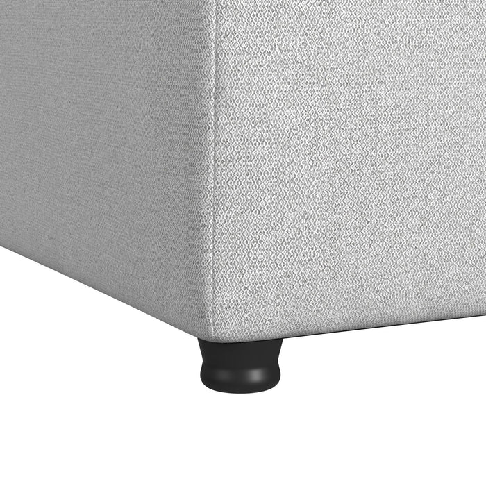 Zandara Modular Ottoman - Olefin Beige - Vida Furniture (Laredo,TX)